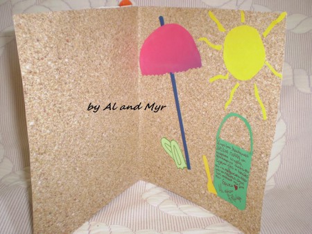 Πολύ εύκολη καλοκαιρινή καρτούλα για όλους.