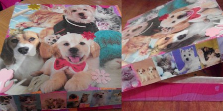 "Κουτί με φαντασία" - Κολλάζ σε κουτί